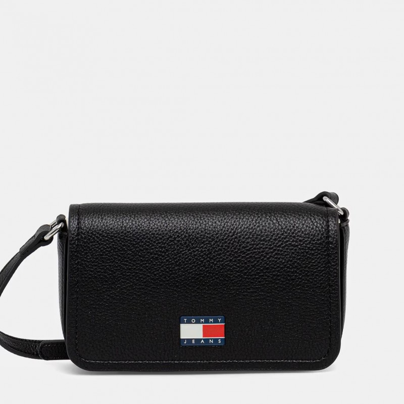 Bag must flap black Tommy jeans