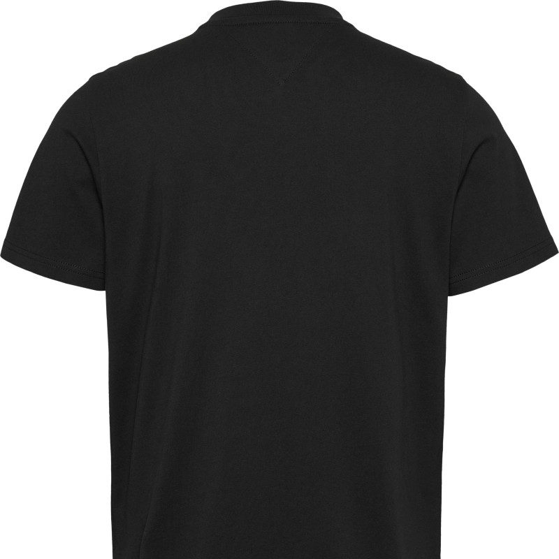 Μπλούζα με κοντό μανίκι TJM slim black Tommy jeans