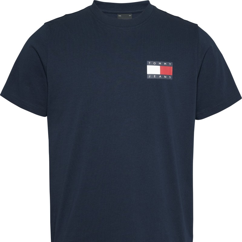 Μπλούζα με κοντό μανίκι TJM slim navy Tommy jeans