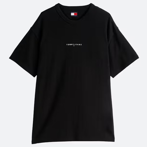 Μπλούζα με κοντό μανίκι TJM RLX logo tee Black Tommy jeans	