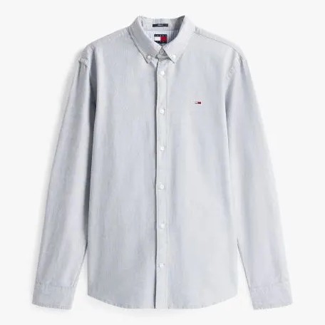 Πουκάμισο TJM REG OXFORD grey Tommy jeans