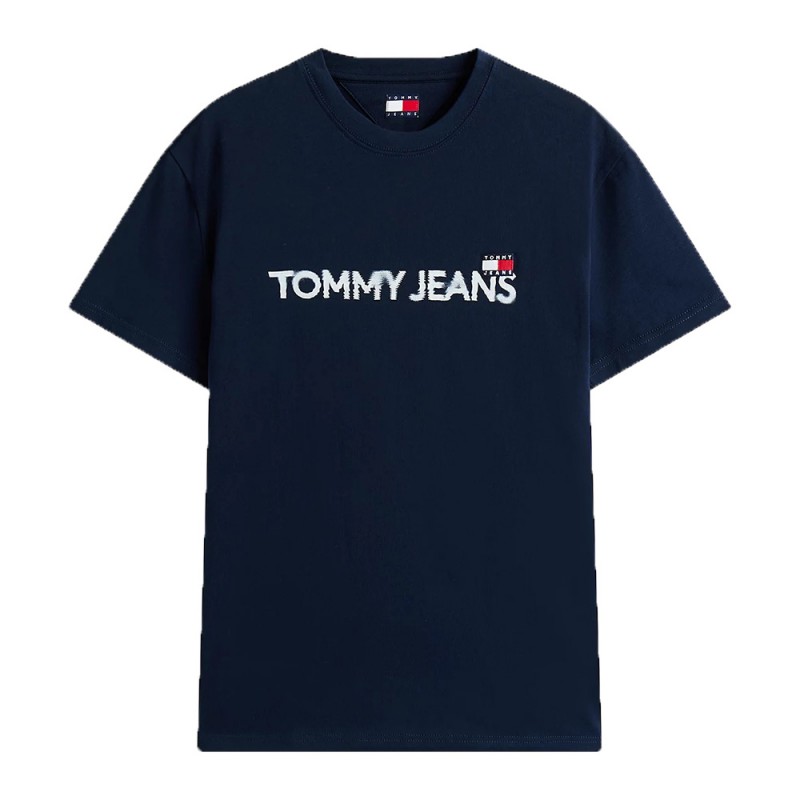 Μπλούζα με κοντό μανίκι Reg badgie play blue Tommy jeans