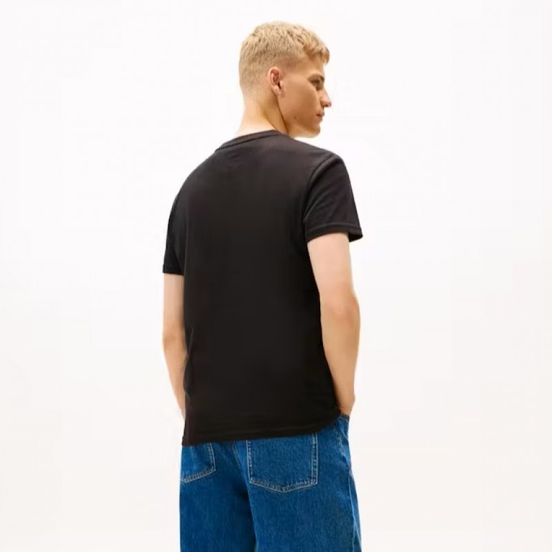 T-shirt TJM Big flag Black Tommy jeans