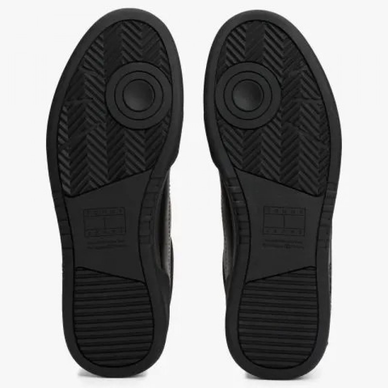 Παπούτσια ανδρικά cupsole Black Tommy jeans