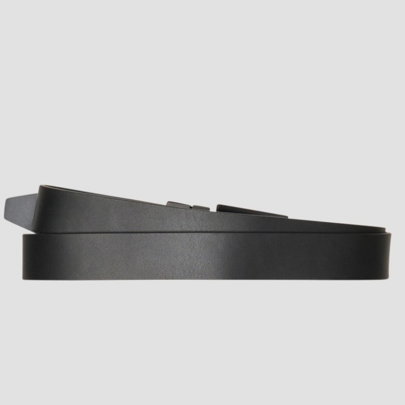 Belt with buckle Double-Face Leather Black Antony Morato	