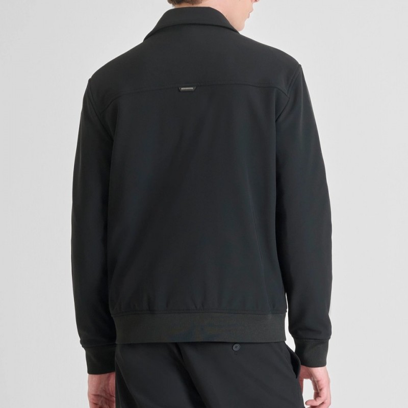 Μπουφάν κανονική εφαρμογή lightweight elastic Black Antony Morato