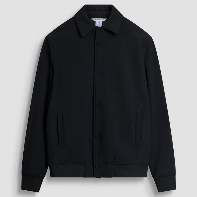 Μπουφάν κανονική εφαρμογή lightweight elastic Black Antony Morato