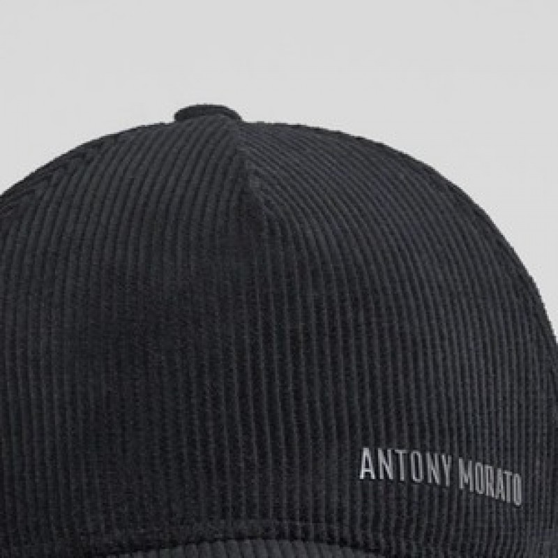 Baseball hat velvet Black Antony Morato
