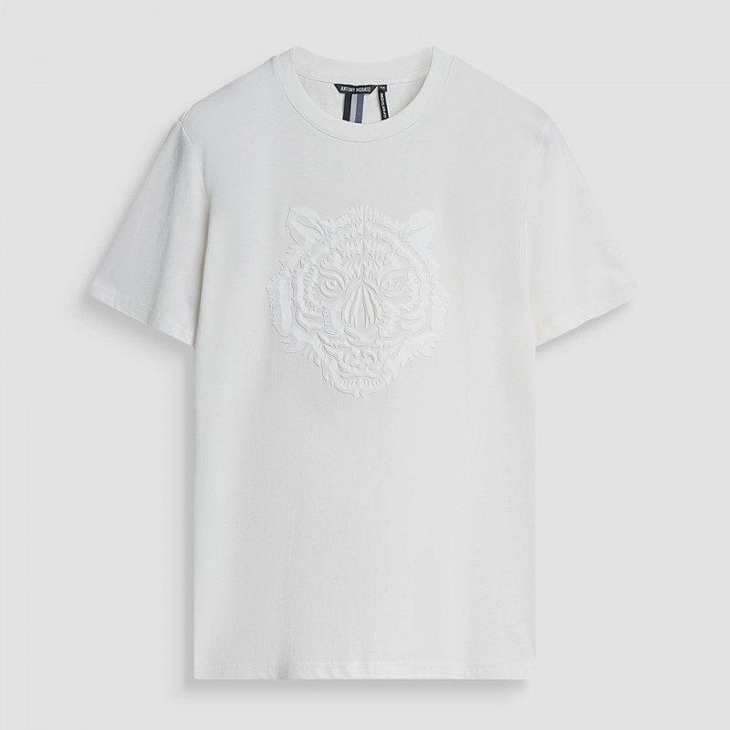 Μπλούζα με κοντό μανίκι Regular fit Jersey White Antony Morato