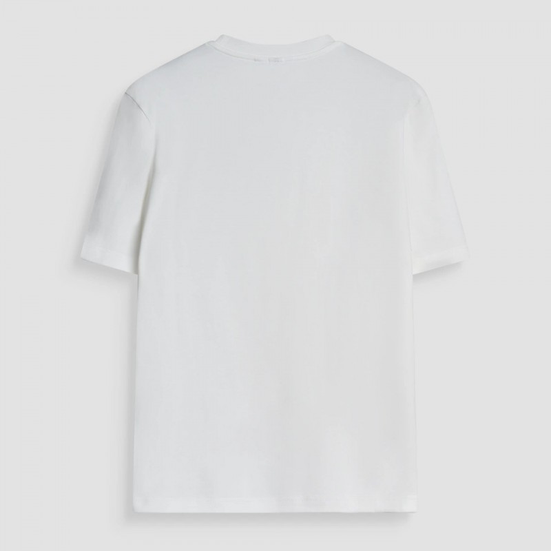 Μπλούζα με κοντό μανίκι Relaxed Fit Silky-Touch White Antony Morato