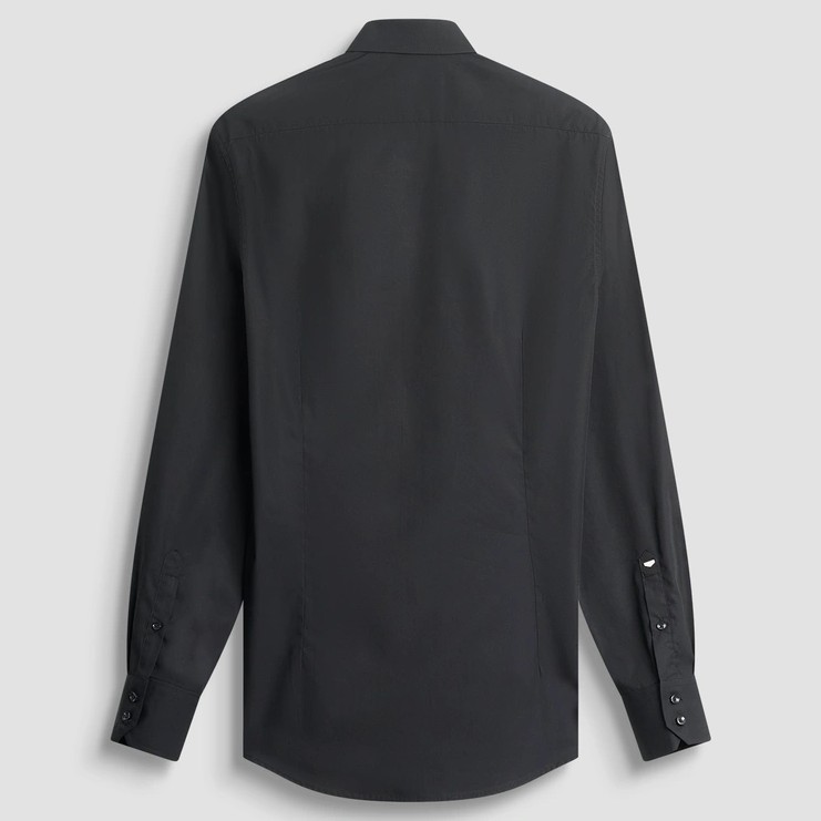 Πουκάμισο ανδρικό σε στενή γραμμή Napoli Black Antony Morato