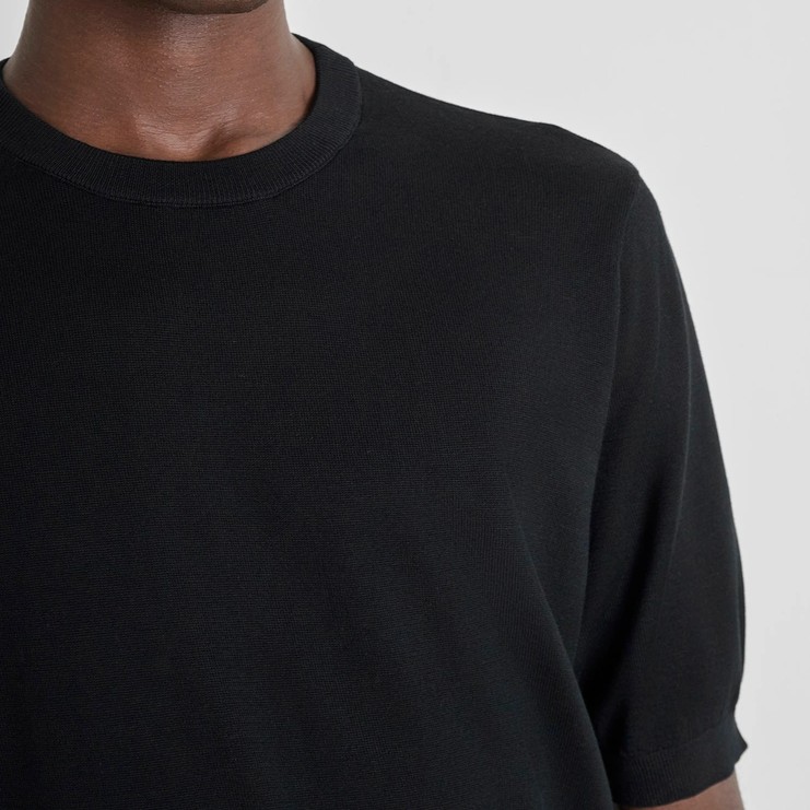 Μπλούζα με κοντό μανίκι Black Antony Morato