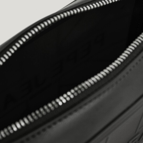 Τσαντάκι ώμου Signature Grace Black Pepe jeans