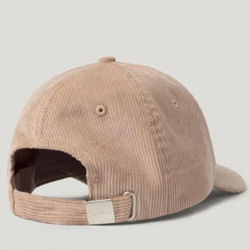 Καπέλο κοτλέ με κεντημένο λογότυπο Fancy Pink Pepe jeans