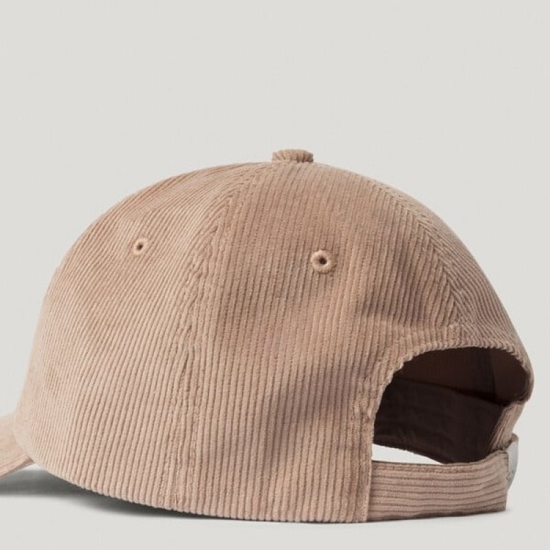 Καπέλο κοτλέ με κεντημένο λογότυπο Fancy Pink Pepe jeans