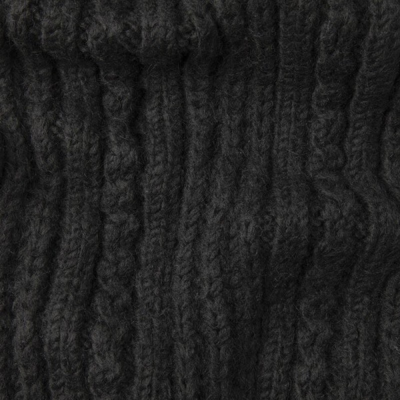 Κασκόλ πλεκτό Francis Black Pepe jeans