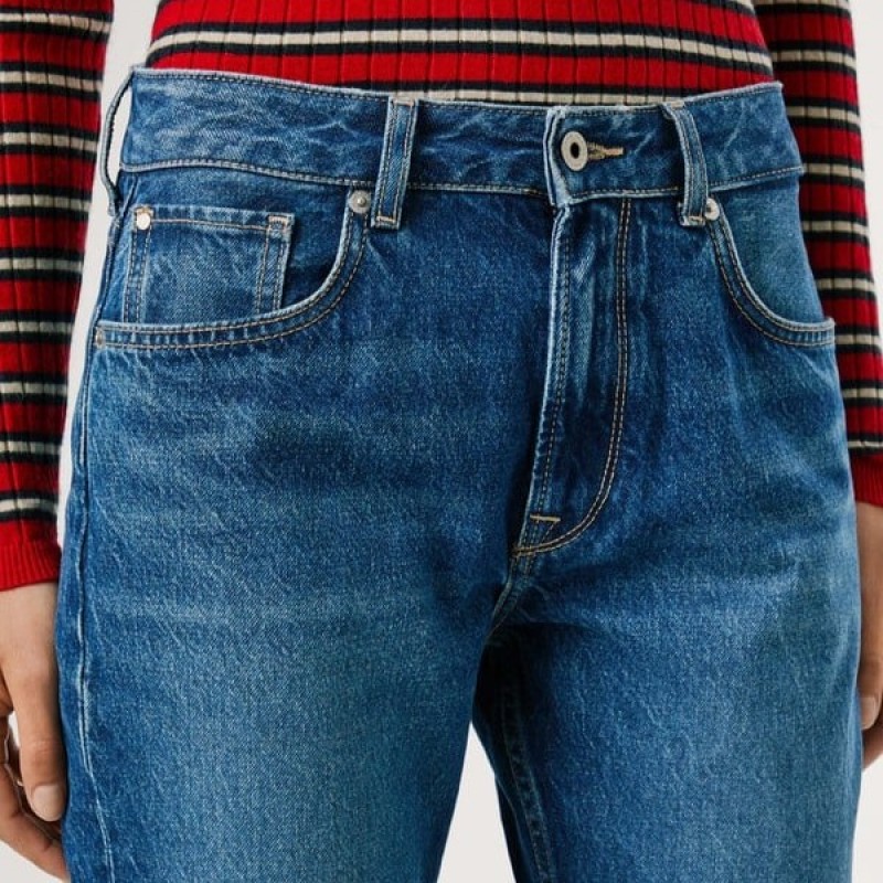 Παντελόνι τζίν Mary straight Blue Pepe jeans