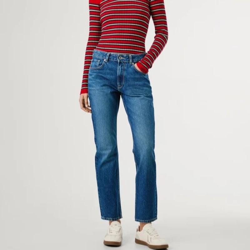 Παντελόνι τζίν Mary straight Blue Pepe jeans