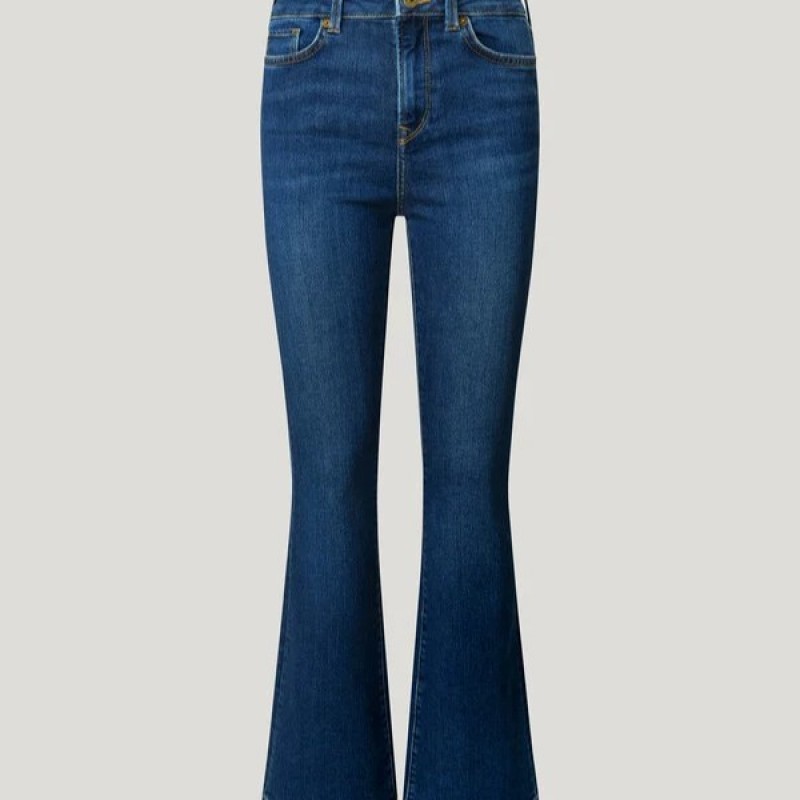 Παντελόνι τζίν ψηλόμεσο Flare dion Blue Pepe jeans