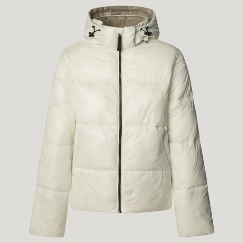 Μπουφάν γυναικείο Sussy White Pepe jeans