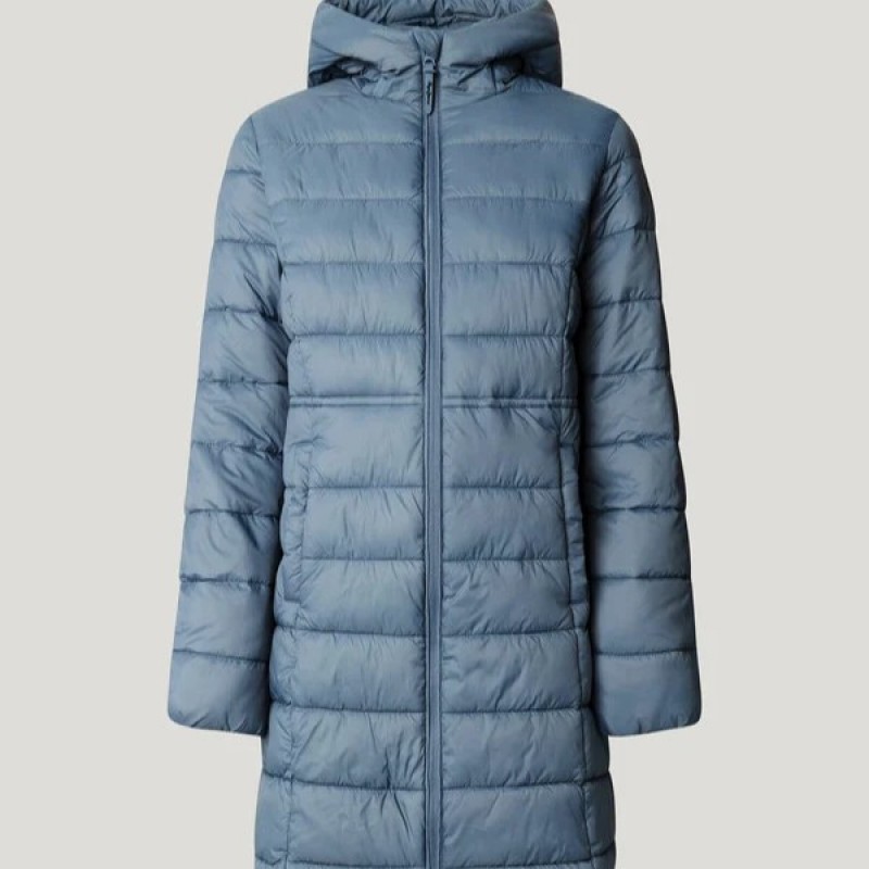 Jacket hooded padded Sally long Ciel Pepe jeans