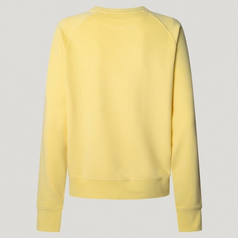 Φούτερ με λογότυπο Baia Yellow Pepe jeans