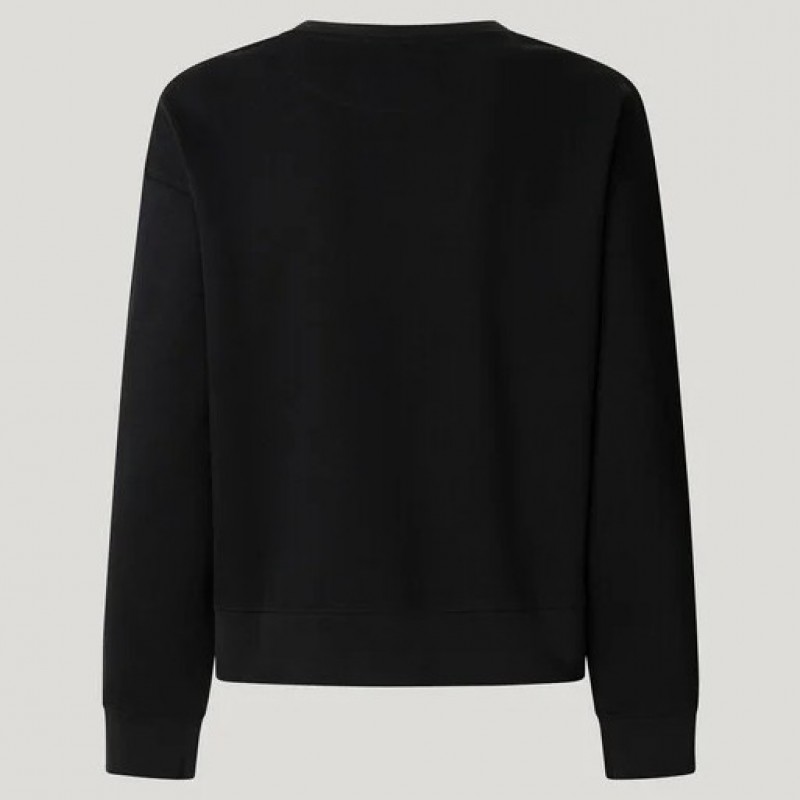 Πουλόβερ με κρυστάλλινες λεπτομέρειες Barny Black Pepe jeans