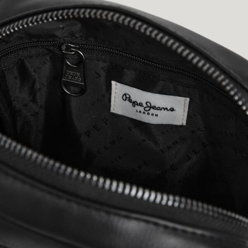 Τσαντάκι ανδρικό Urban brant reporter Black Pepe jeans