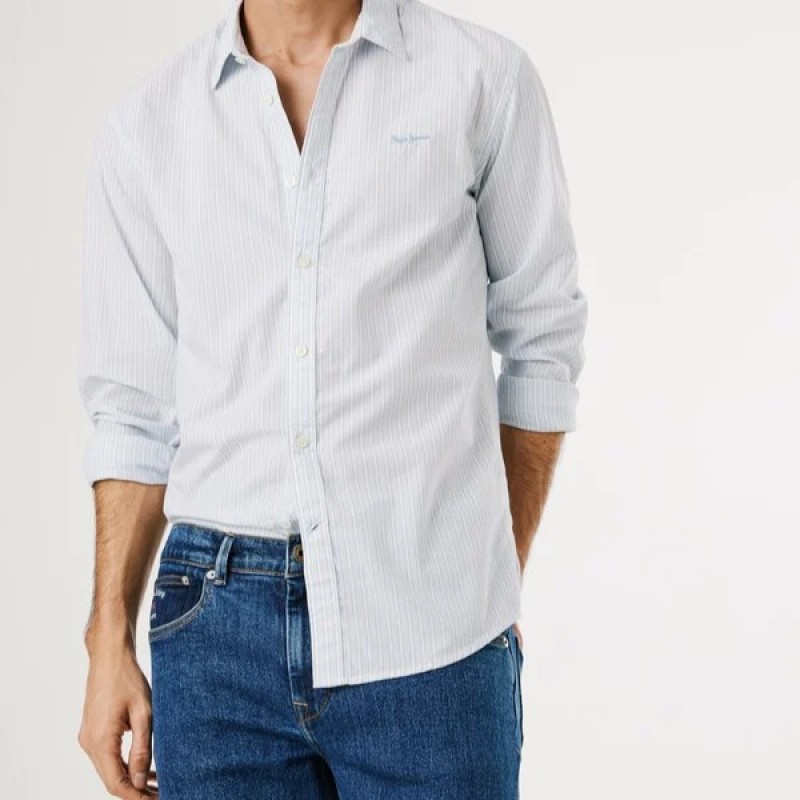 Πουκάμισο ανδρικό Clemente Ciel Pepe jeans