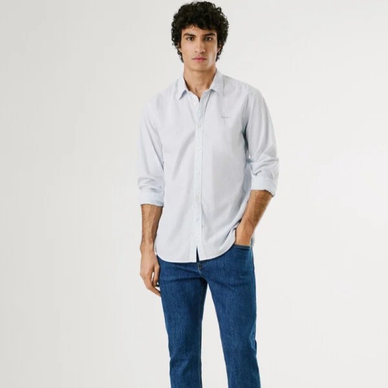 Πουκάμισο ανδρικό Clemente Ciel Pepe jeans