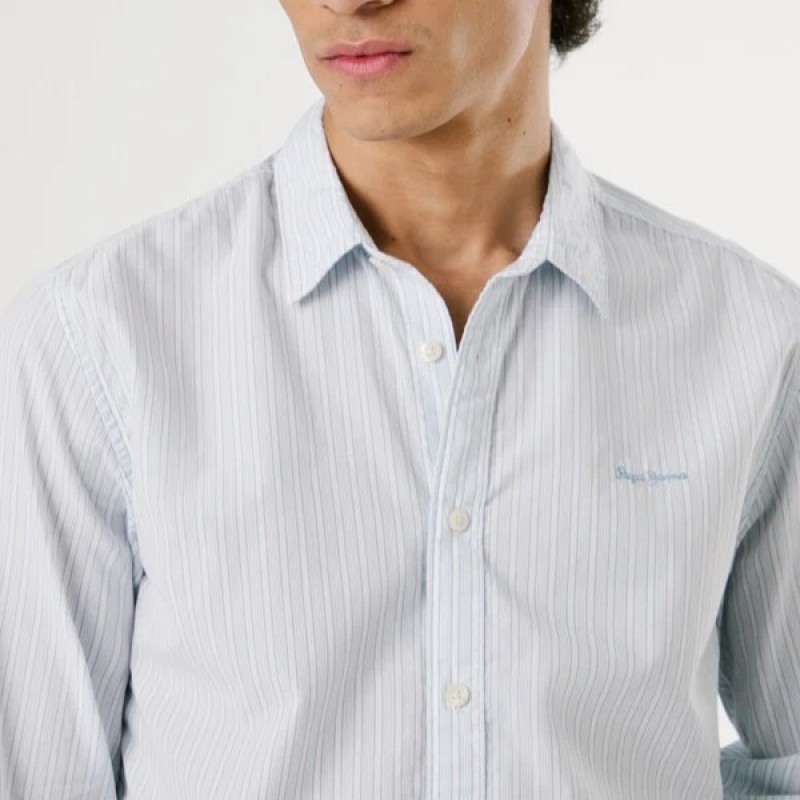 Πουκάμισο ανδρικό Clemente Ciel Pepe jeans