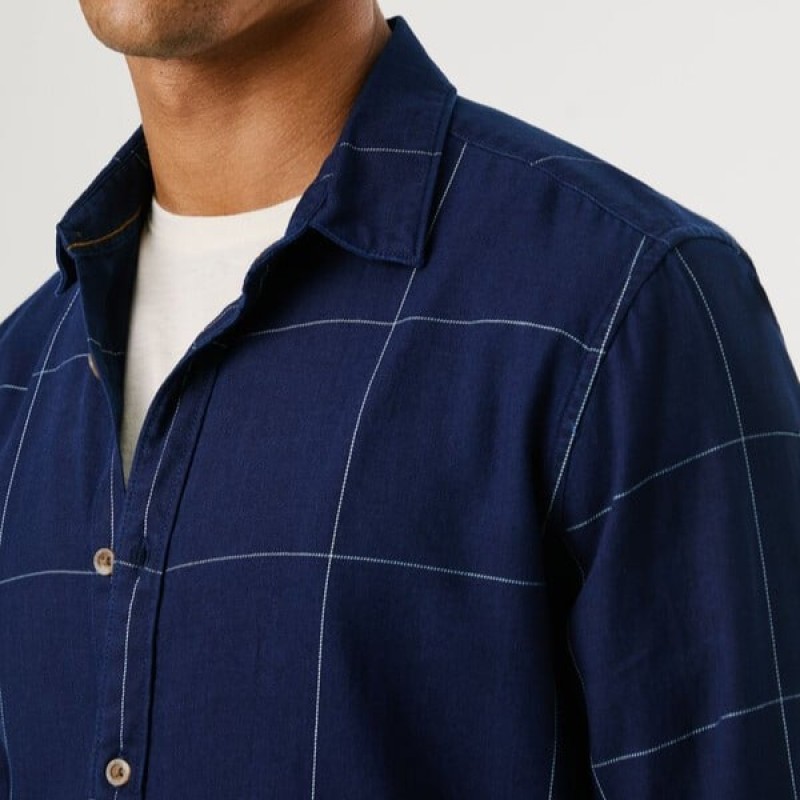 Πουκάμισο regular fit Coventry Blue Pepe jeans