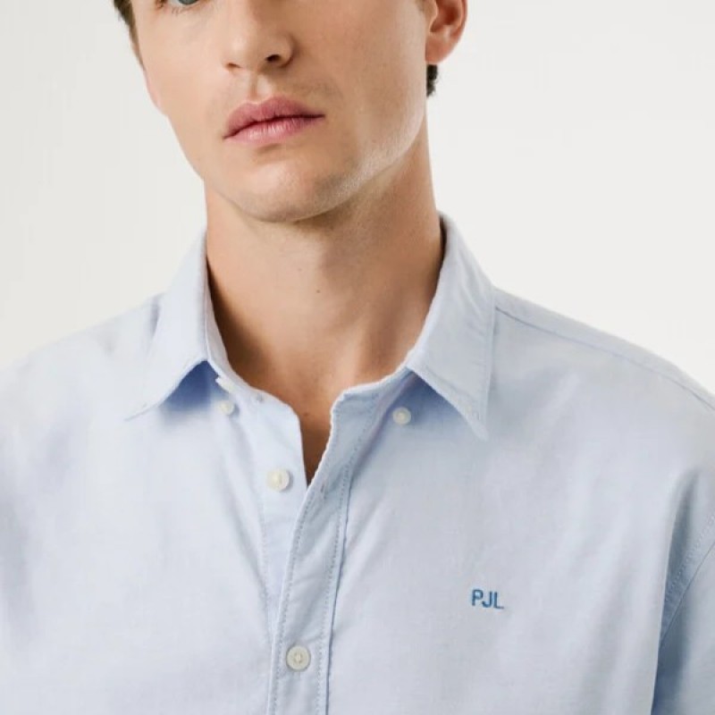 Πουκάμισο regular fit oxford Cluny Ciel Pepe jeans