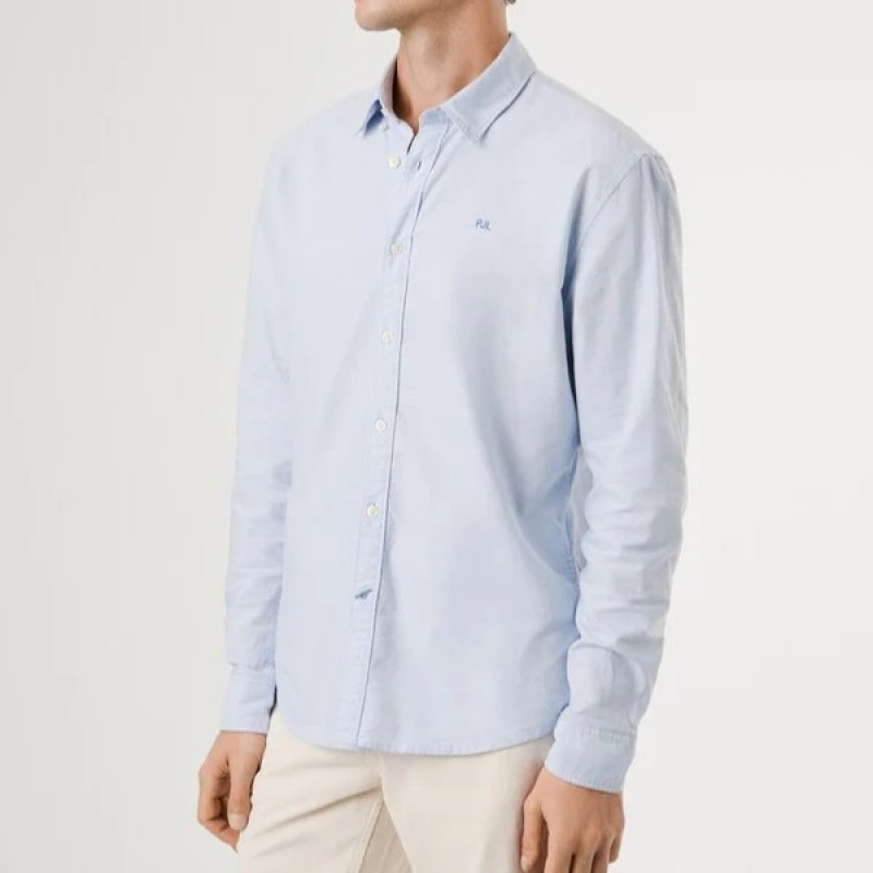 Πουκάμισο regular fit oxford Cluny Ciel Pepe jeans