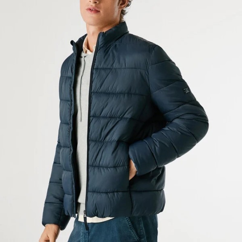 Μπουφάν padded puffer Blue Pepe jeans	