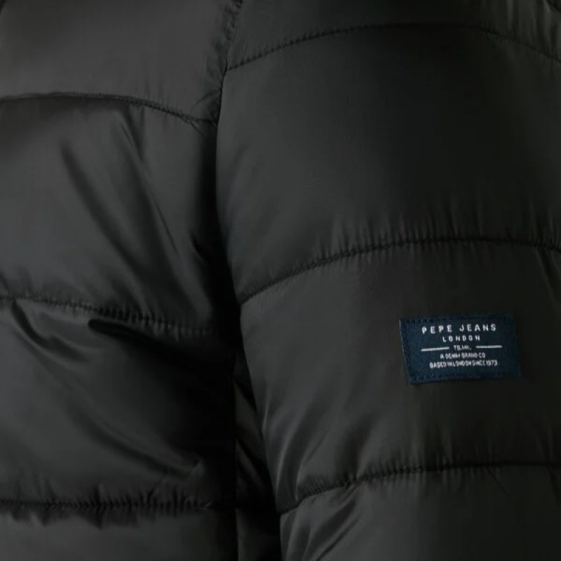 Μπουφάν padded puffer Black Pepe jeans