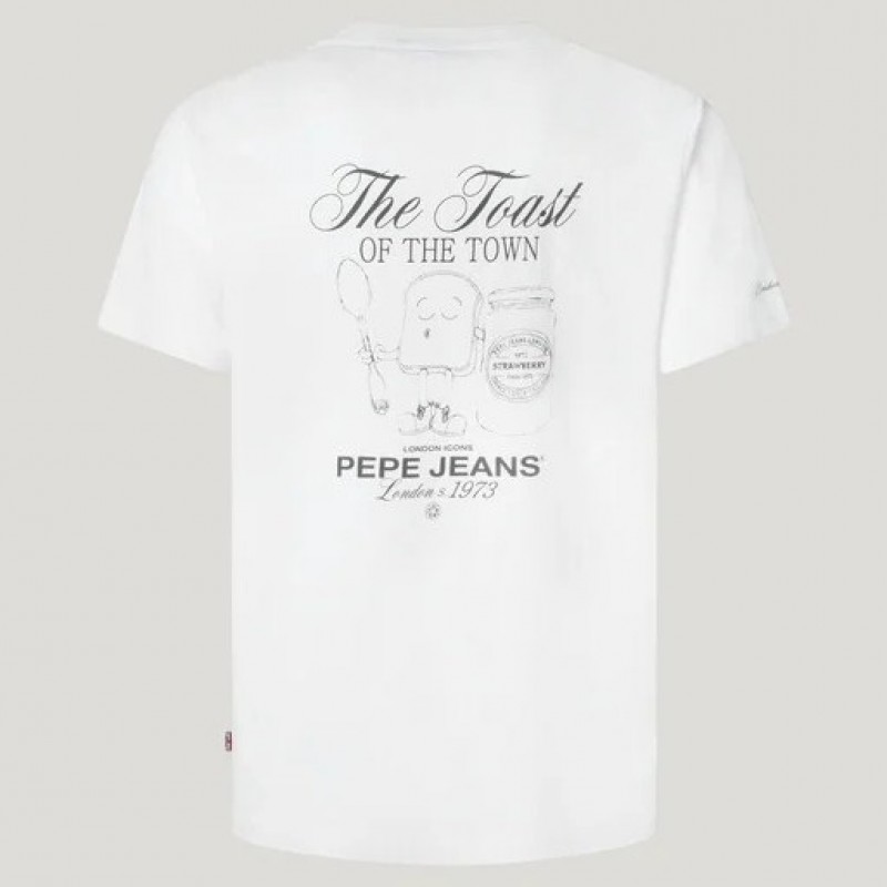 T-shirt Thiago White Pepe jeans