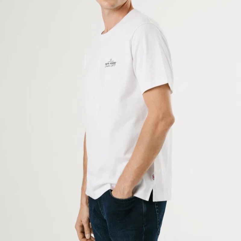 T-shirt Thiago White Pepe jeans