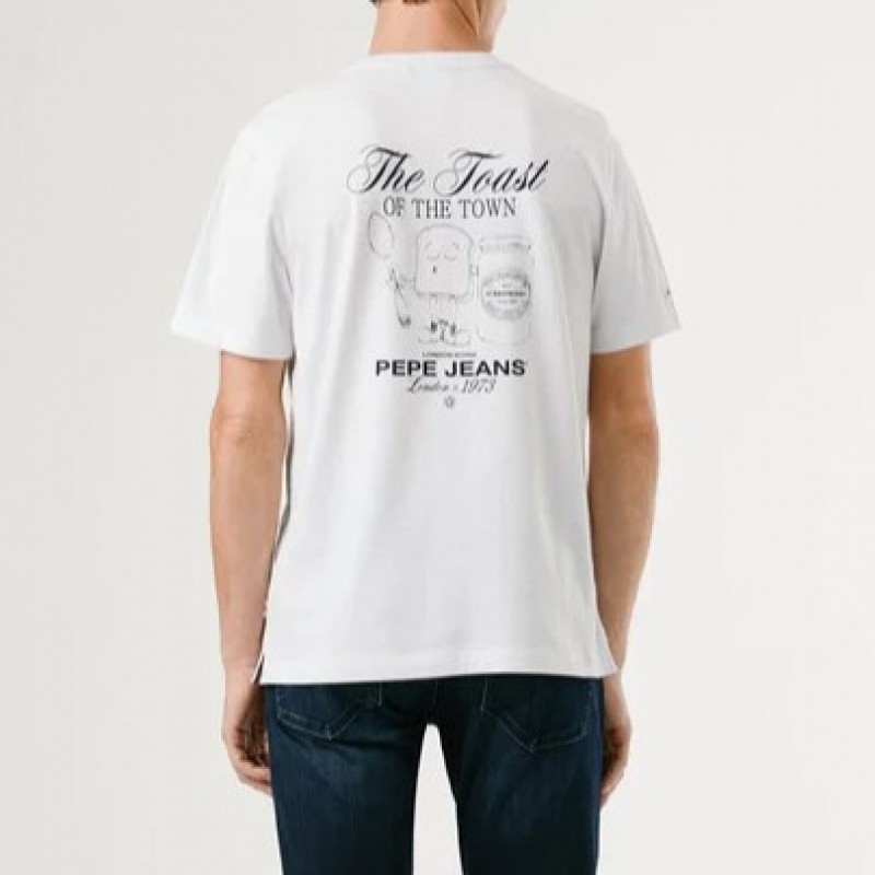 T-shirt Thiago White Pepe jeans