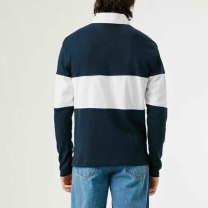 Μπλούζα με μακρύ μανίκι Polo Ralf Blue Pepe jeans