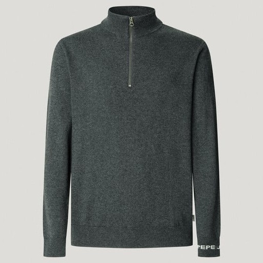 Πουλόβερ με φερμουάρ Andre Grey Pepe jeans