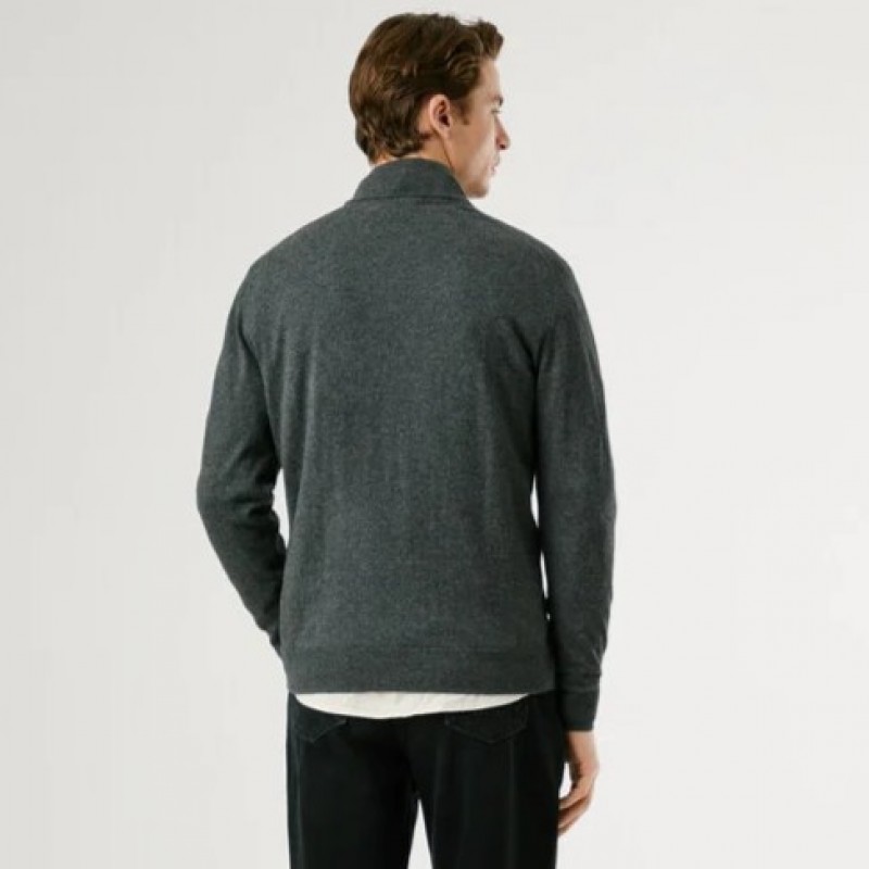 Πουλόβερ με φερμουάρ Andre Grey Pepe jeans