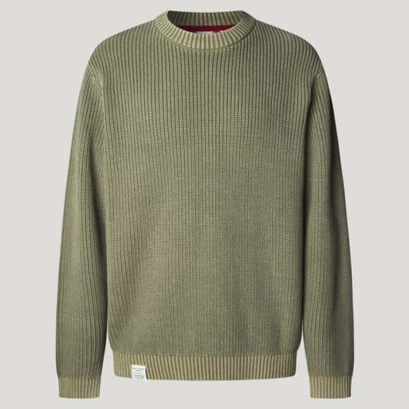 Πουλόβερ regular fit Parker Olive Pepe jeans