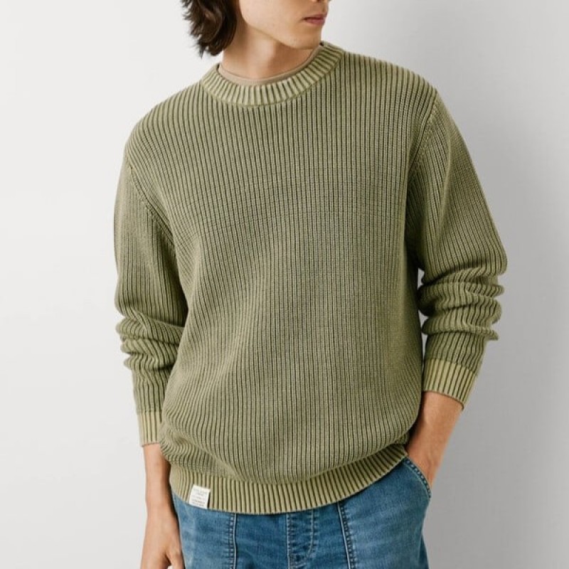 Πουλόβερ regular fit Parker Olive Pepe jeans