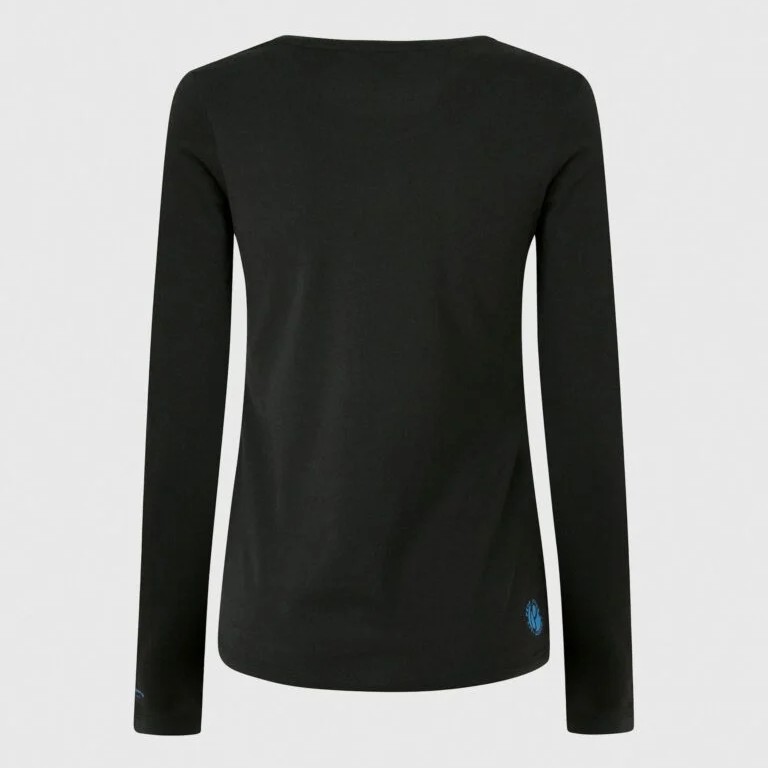 Μπλούζα με μακρύ μανίκι New Virginia Black Pepe Jeans	