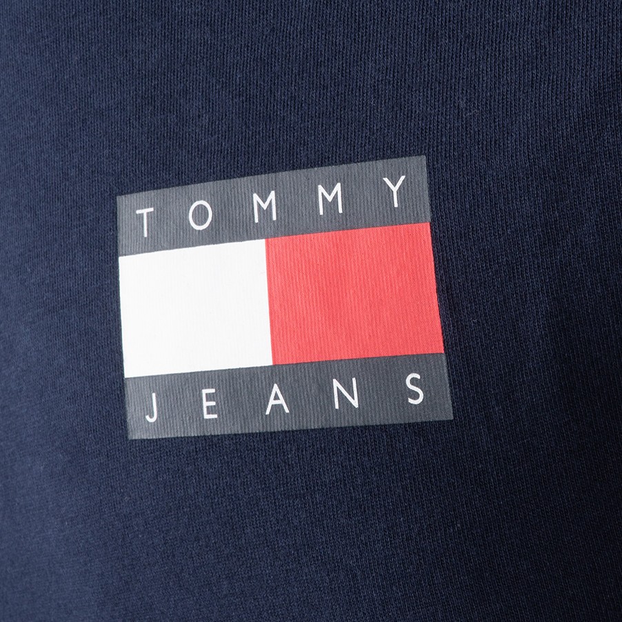Μπλούζα με κοντό μανίκι TJM slim navy Tommy jeans