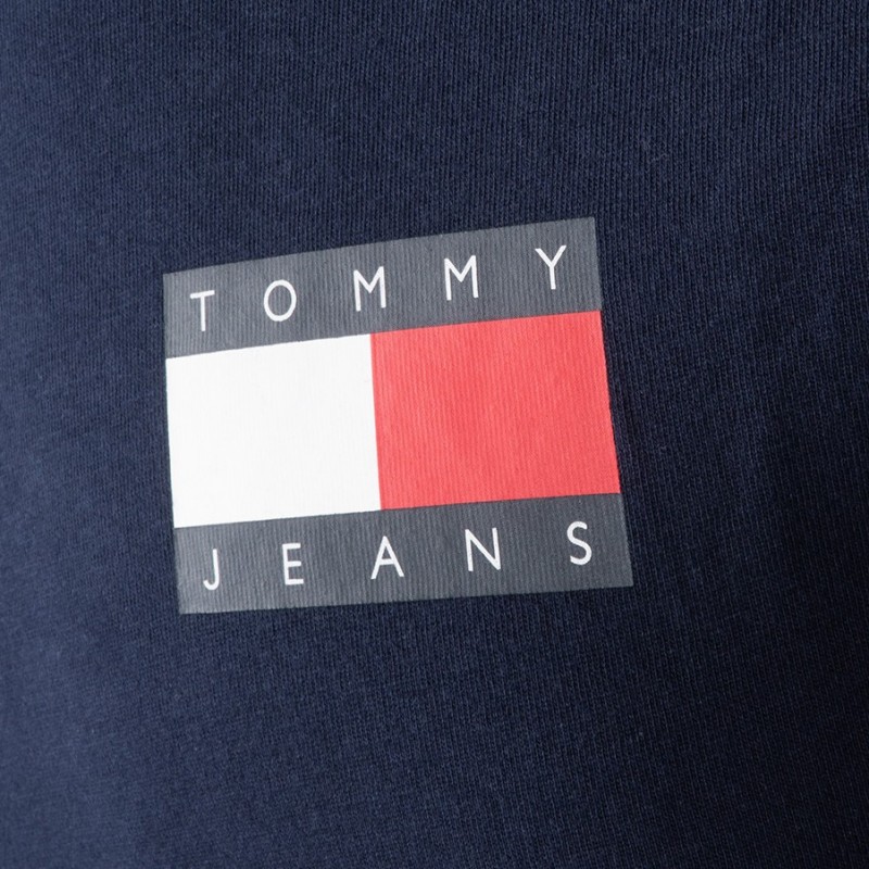 Μπλούζα με κοντό μανίκι TJM slim navy Tommy jeans