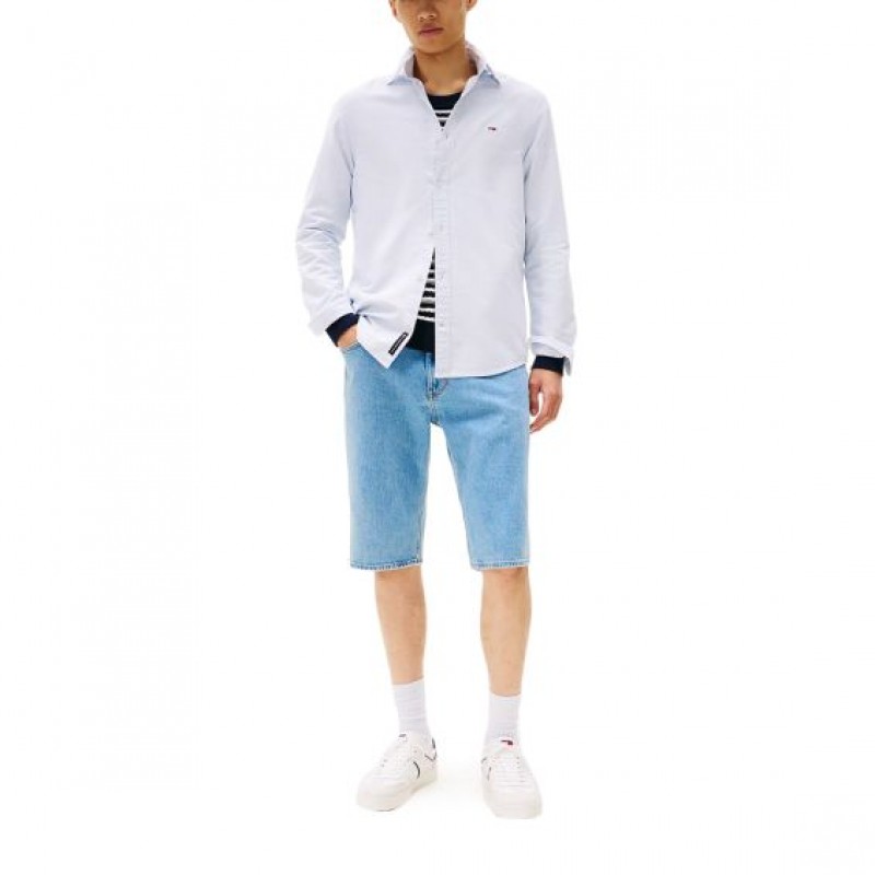 Πουκάμισο TJM REG OXFORD ciel Tommy jeans