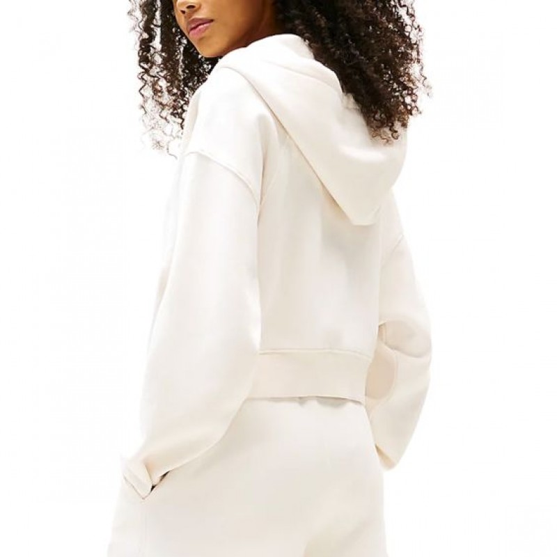 Zip hoodie boxy fit White Tommy jeans