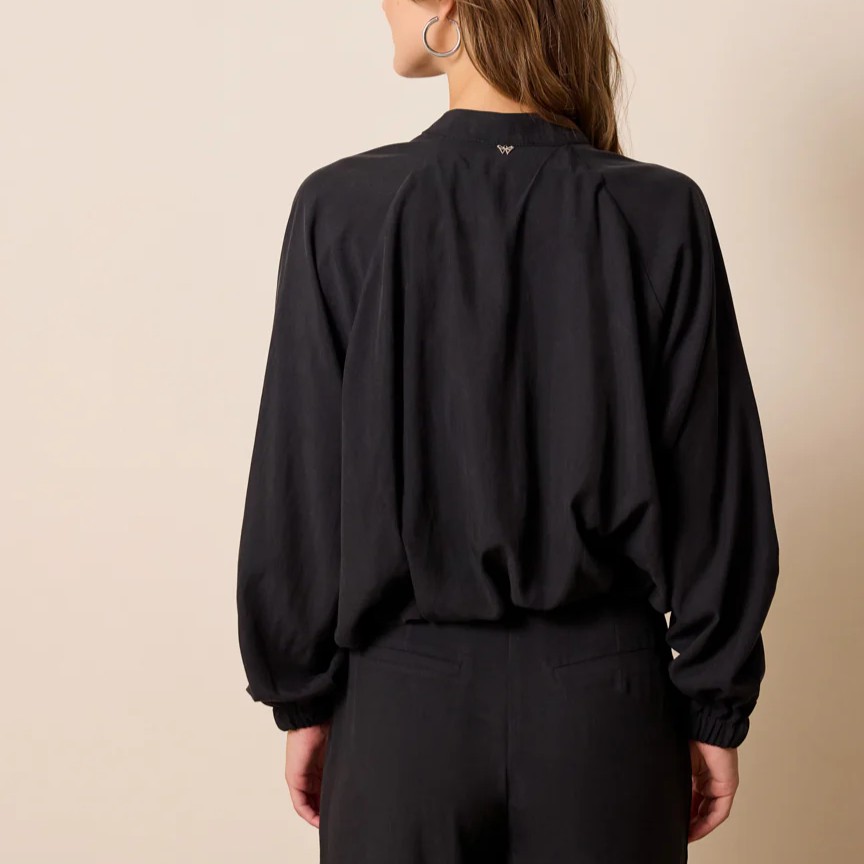 Μπουφάν bomber Alenia Black Enzzo